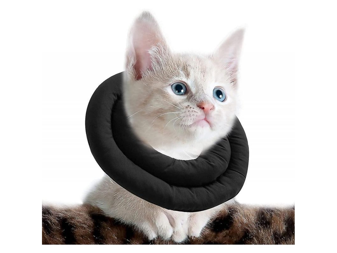 Cono Para Gatos Ajustable Con Relleno De Poliéster Suave Postoperatorio Anti-lamido Ykc