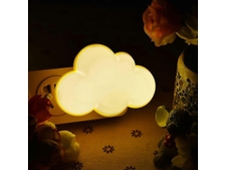 Luz nocturna LED con enchufe, luz nocturna en forma de nube, linda mini luz nocturna para adultos y niños, blanca, Rosewell (paquete de 2)