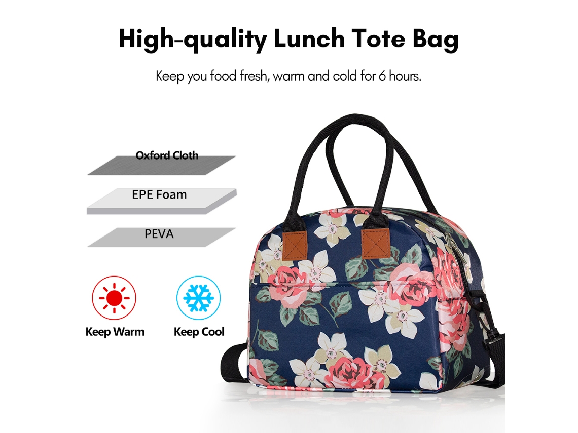 Bolsa térmica reutilizable e impermeable para el almuerzo | Sin marca