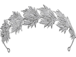 Tiara De Noiva Com Strass, Elegante E Durável, Acessório Chique Para Casamento.