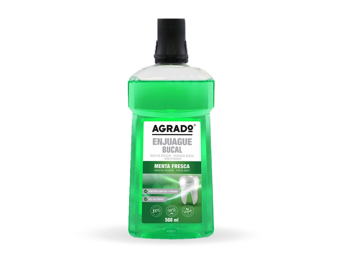 Elixir Bucal Fresco con Menta Fresca 500 ml AGRADO