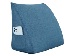 Cojín VERCART Azul 45x20x35 cm