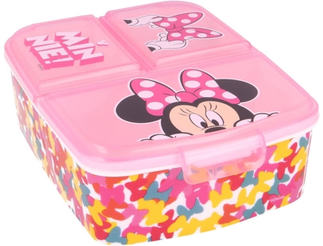Stor Sandwichera Con compartimentos varias licencias disponibles disney frozen lol patrulla canina… lonchera minnie mouse blanco 5.5 x 16 13