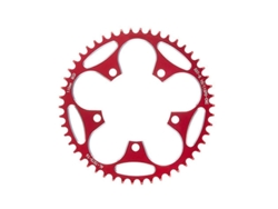 Placa De Cambio Para Bicicleta De Montaña De 5 Tornillos, 110bcd/130bcd, Montaje Directo, Roja, 50 Dientes.