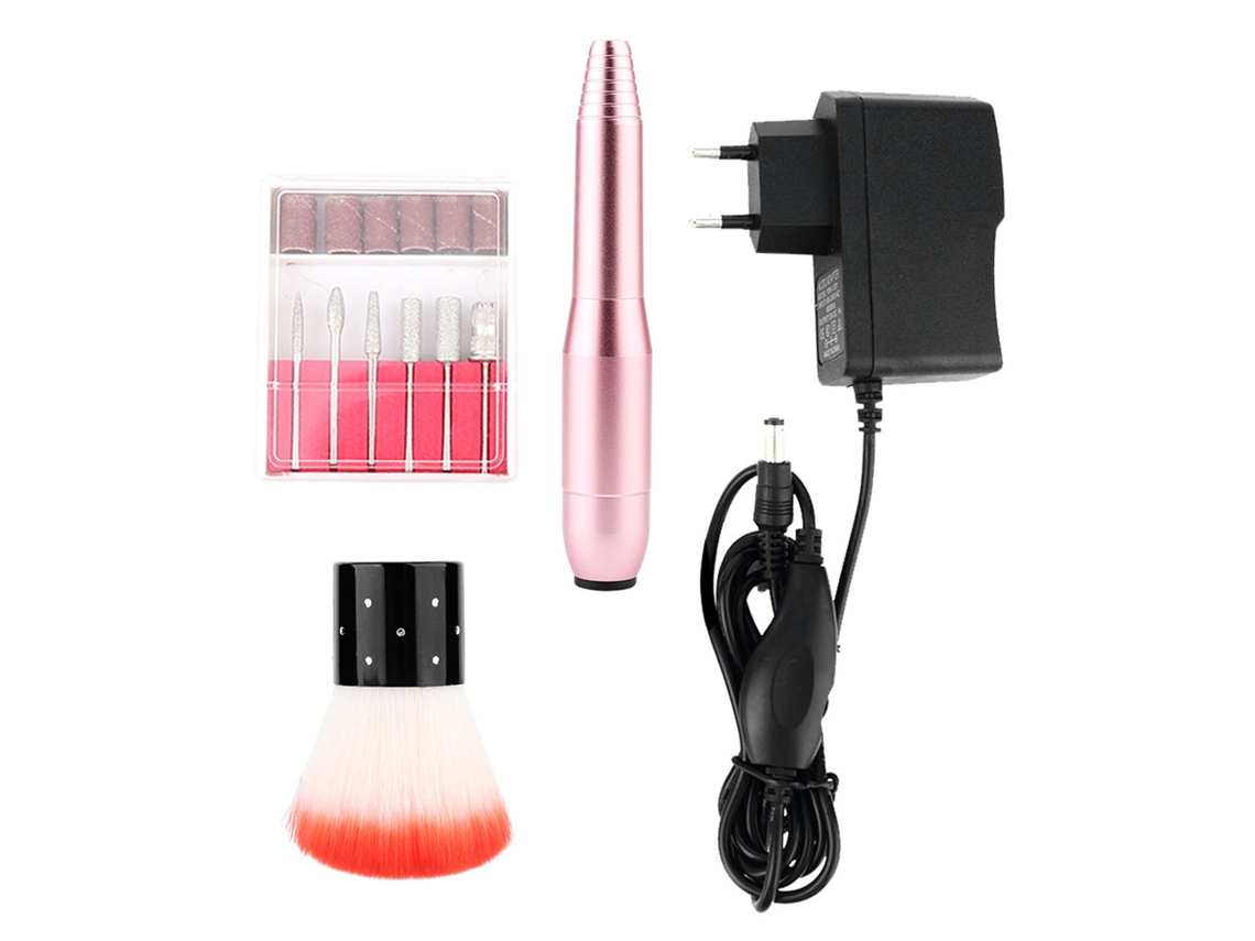 Lixadeira Elétrica Rebe para Unhas, 15000 RPM, Ferramenta Portátil para Manicure e Pedicure