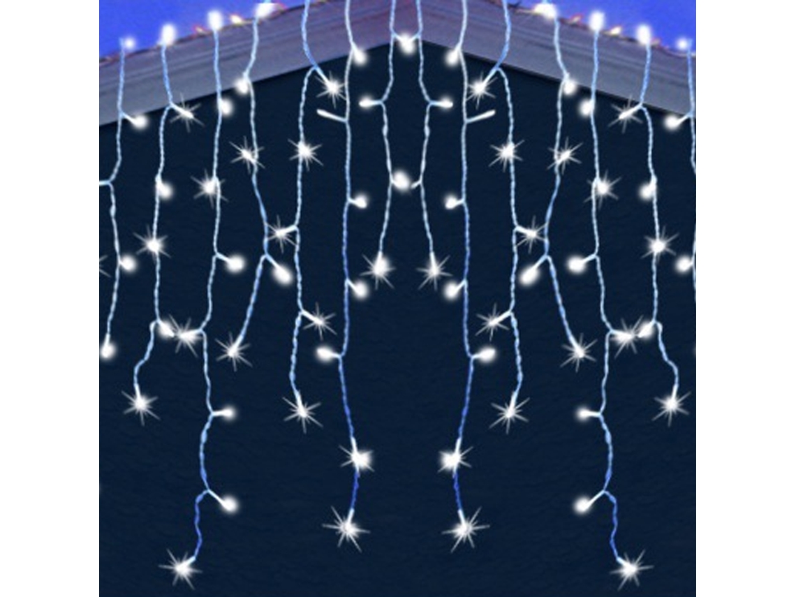 Luces LED de Navidad para decoración de exteriores, 400 LED de 32 pies con 75 gotas, inserto para decoración de jardín, festiva