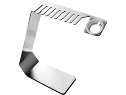 Soporte Estable De Metal Plateado Para Correas De Reloj Y Cargador Para Smartwatch, Ligero Y Multifuncional.