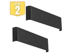Lote de 2 LED Avva2 negro 12w 810lm paredes de aluminio BRAYTRON