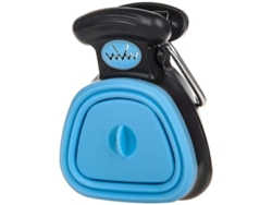 Recogedor de excrementos de mascotas con bolsa plegable portátil para desechos de perros