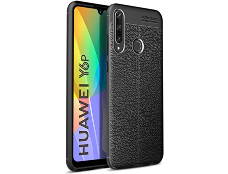 Carcasa Huawei Y6P Rugged Leather (Negro)