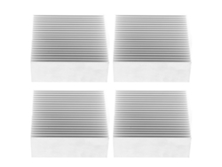 4pcs Disipador De Calor De Aluminio Radiador Cooler Aletas 69x27x69mm