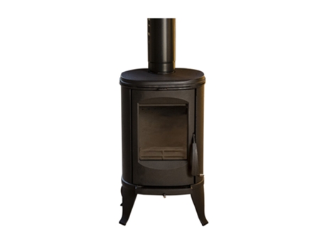FUNDICIO - Estufa de Leña de Hierro Fundido Modelo ELIPTIKO de 7,5 kW