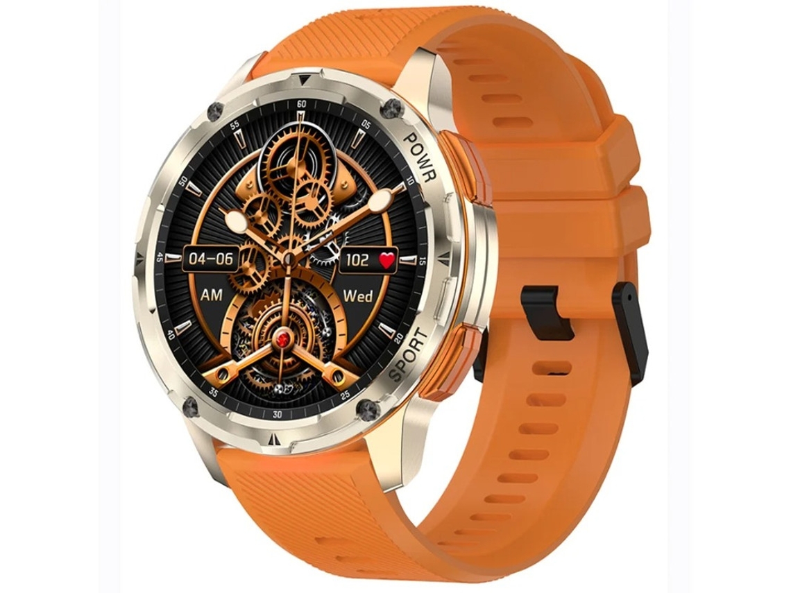 Reloj inteligente con pantalla AMOLED HD, llamadas Bluetooth, monitorización y seguimiento de la frecuencia cardíaca, la presión arterial y el oxígeno en sangre. Bestvite