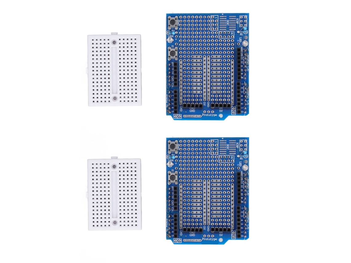2 Mini Placas De Expansión Para Prototipos, Kit De Módulo De Desarrollo De Prototipos De 3-5 V