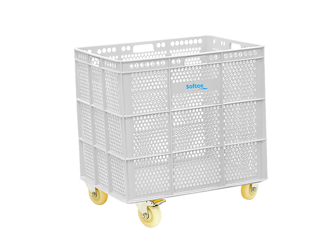 Cesto con Ruedas SPORTS EQUIPE (Blanco)
