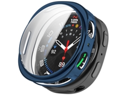 Funda protectora de TPU para Samsung Galaxy Watch 8 de 44 mm, color azul Gertiz