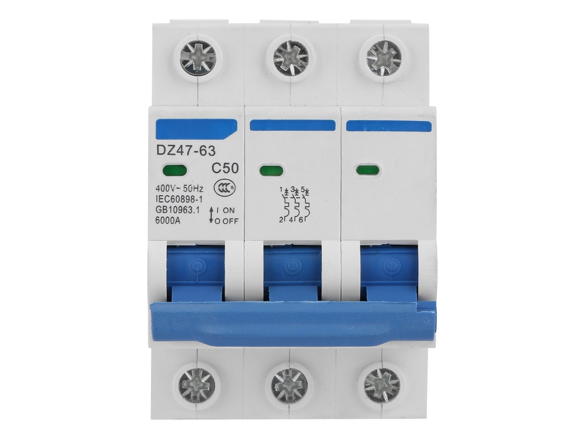 2026velora-disyuntor De Protección Miniatura Dz47-63 3p 50a 400v