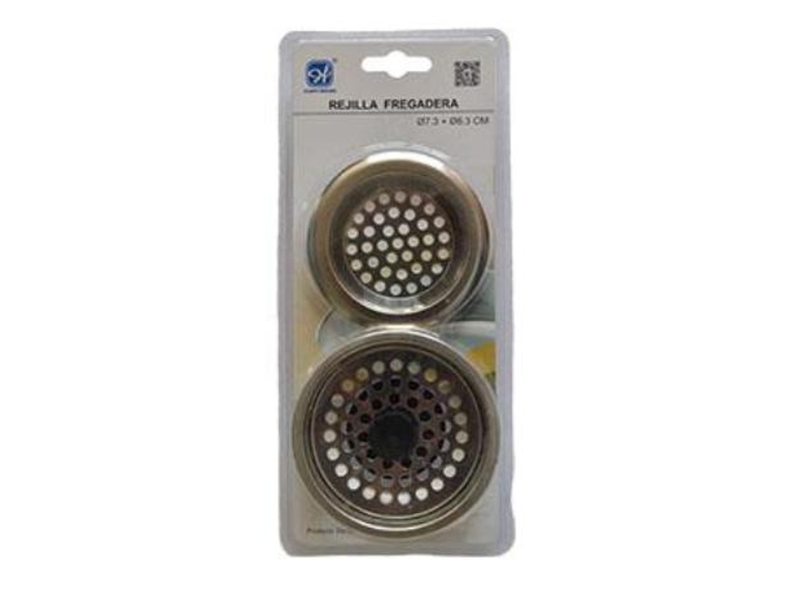 Rejilla fregadero 7,3+8,3cm. blister