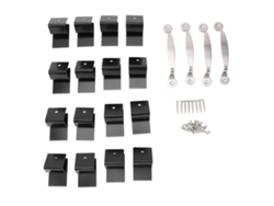 16 Clips Reutilizables De Acero Inoxidable Para Ventanas Resistentes A Huracanes, Para Paneles De 1/2 Pulgada.