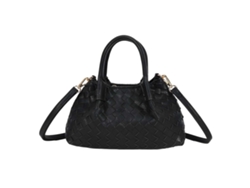Bolso De Mano Para Mujer Trenzado Con Asas Rígidas Y Bandolera Desmontable