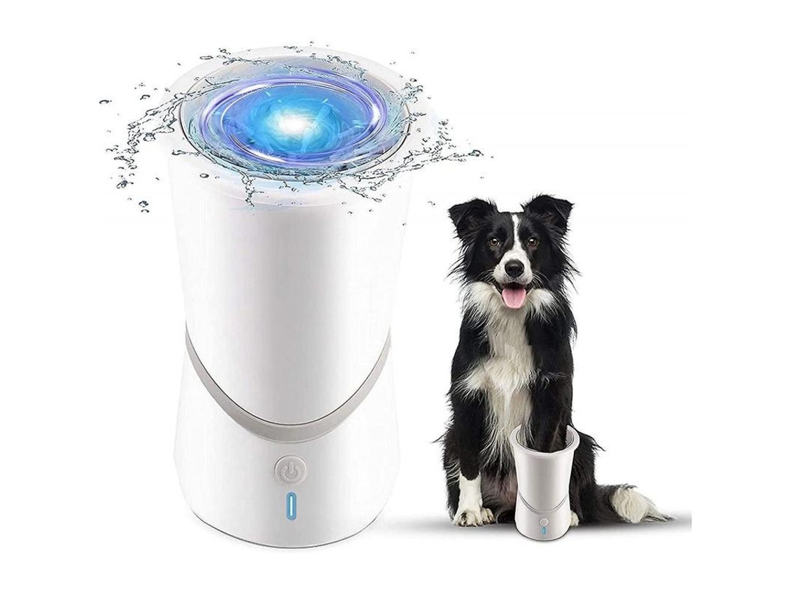 2026-limpiador De Patas Para Mascotas Automático Con Cepillo De Silicona Giratorio 360°, Lavado Rápido Para Perros Y Gatos Znx