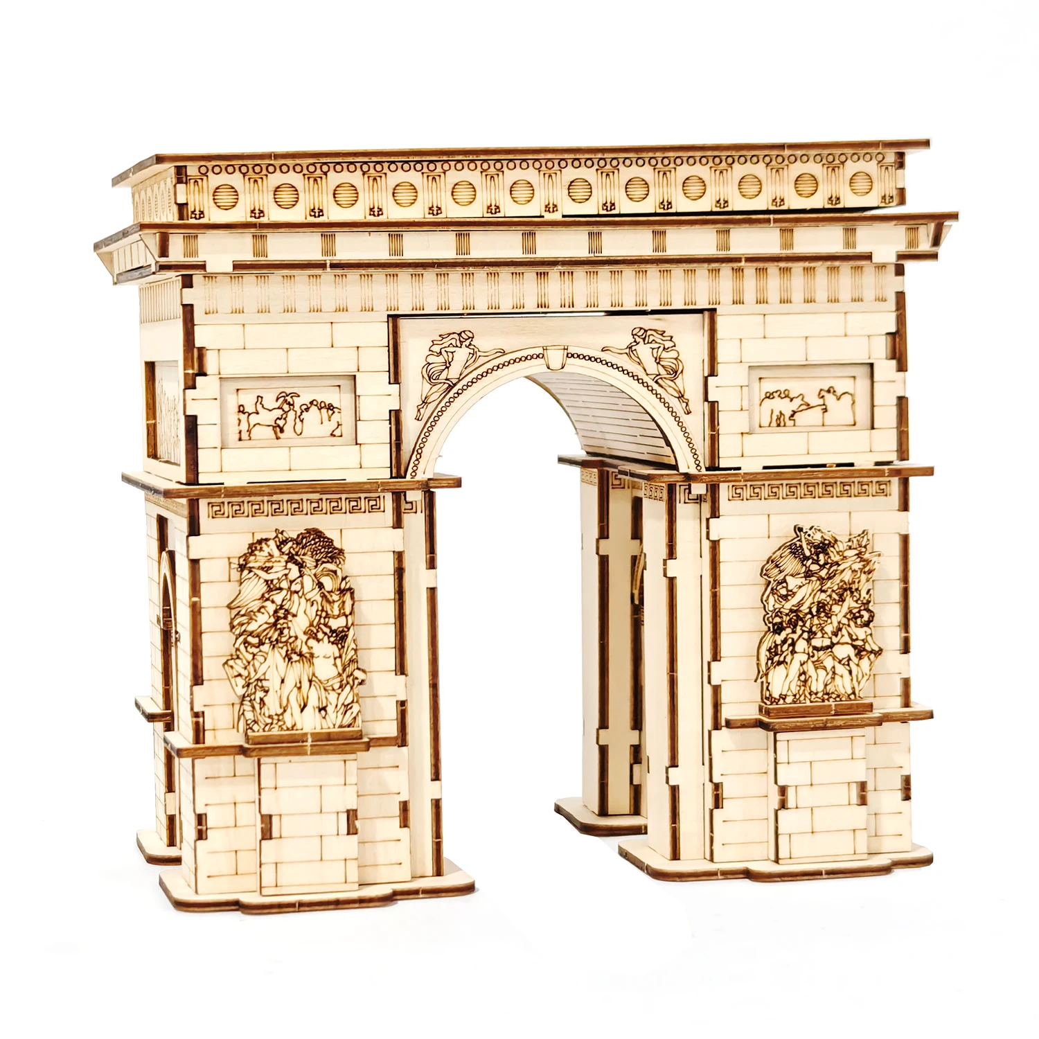 Rompecabezas 3D de madera - Arco del Triunfo - El regalo perfecto para los aficionados al modelismo