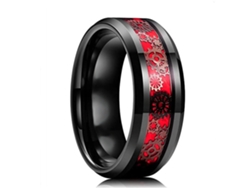 Tarjeta expositora de joyería para anillos elegantes y con estilo de acero inoxidable para hombres y mujeres.