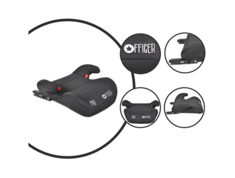 Silla de coche MONI Officer Negra (22-36Kg)