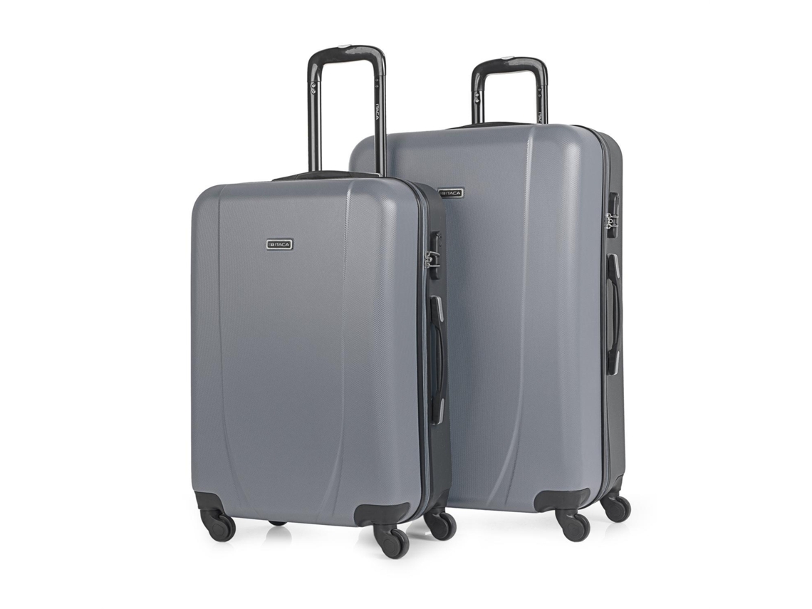 Conjunto de Maletas de Viaje ITACA ABS Gris (65cm/75cm)