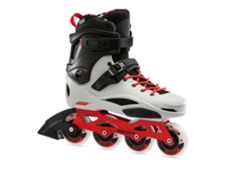 Patina em Linha Rb Pro X Branco Preto Eu 45 1/2Rollerblade