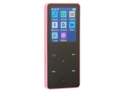 Reproductor MP3 Bluetooth Yizhood Js04 de 1,8 pulgadas, alta fidelidad, sin pérdidas, 8 GB (rosa)