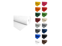 Alfombra para eventos | Moqueta ferial 1m de ancho | Fácil Instalar 23 - Blanco 1 metro (Ancho) x 60 metros (Largo)