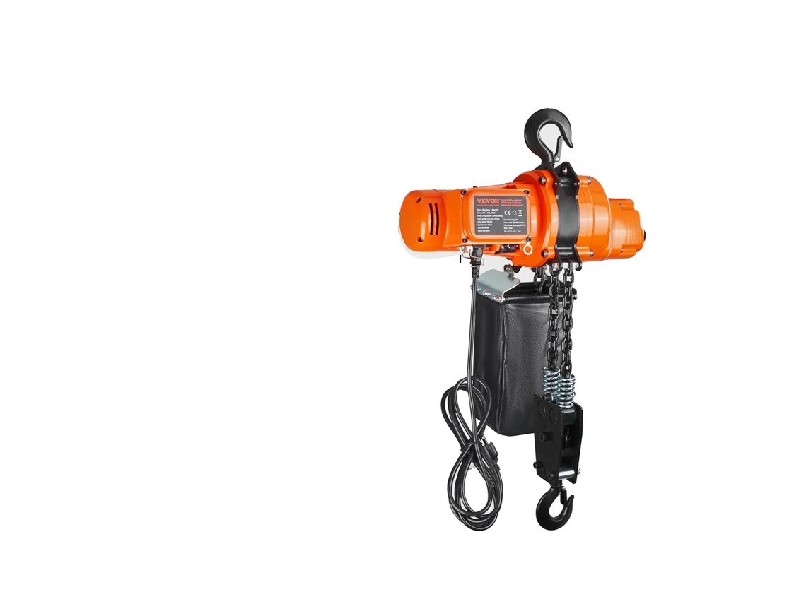 Cabrestante eléctrico, capacidad de 1000 kg, control remoto con cable, 2200 lbs