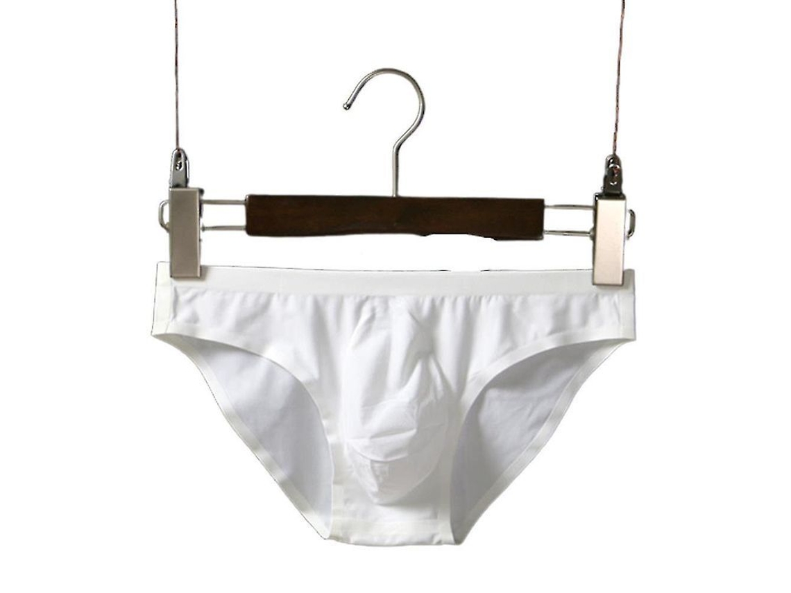 2026-calzoncillos Sin Costuras De Seda De Hielo Para Hombres Con Bolsa Elevada Bajos Cortos Material Nylon
