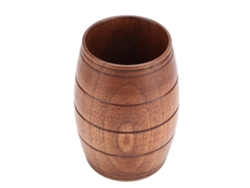 Taza De Madera De Kembat Natural Para Café, Té, Leche Y Cerveza - Uso Doméstico