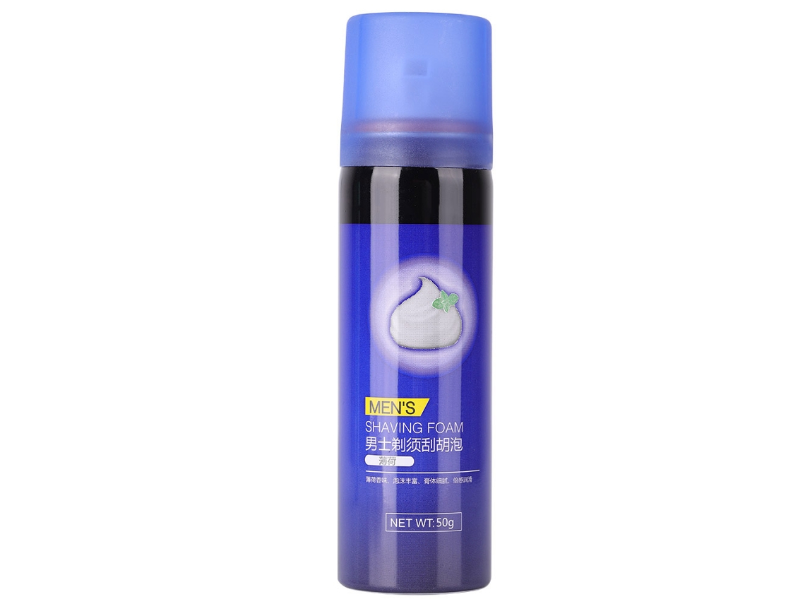 Crema De Barbear Espuma 50g Para Homem Azul