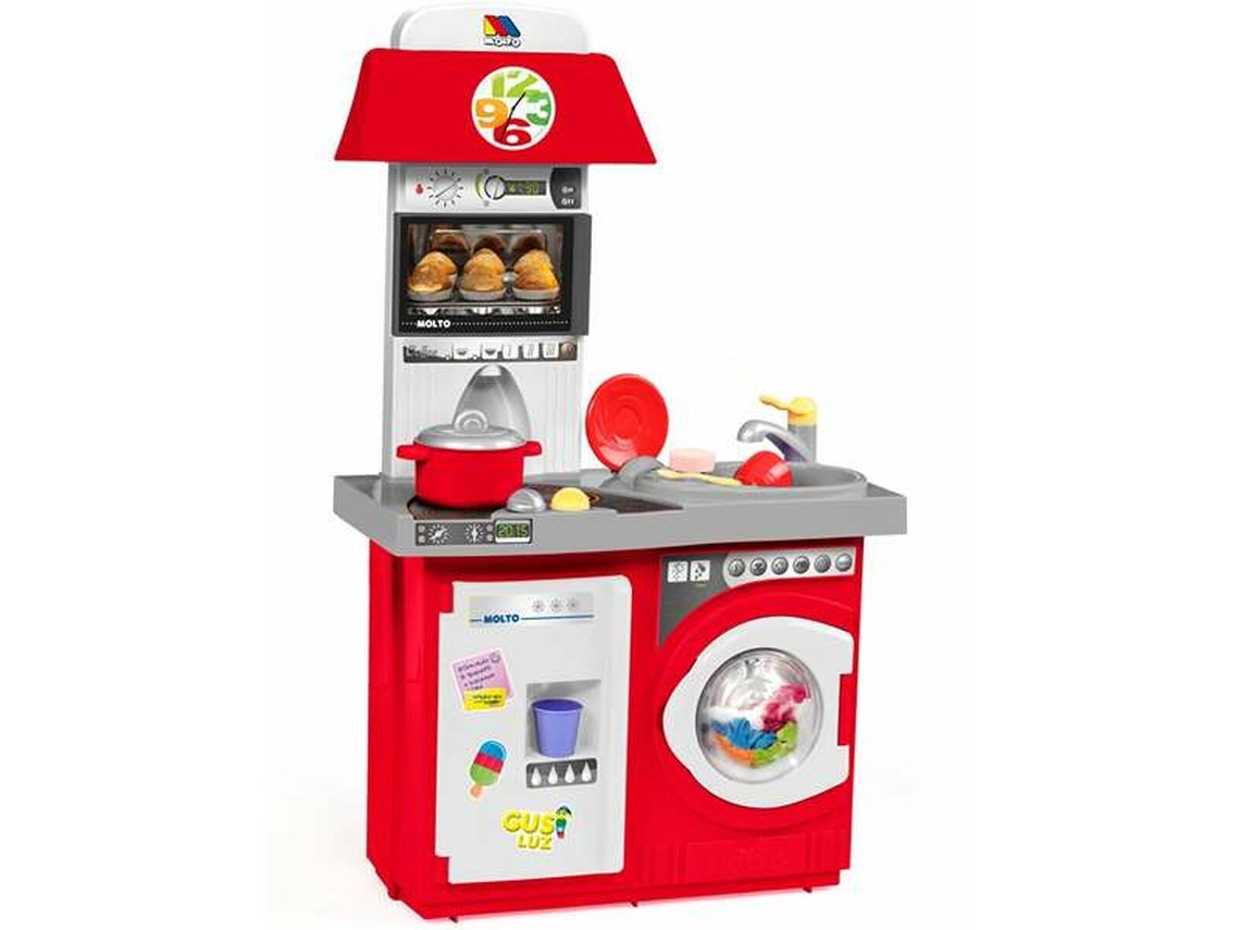 Cocina de Juguetes MOLTÓ Kitchen Studio 14 Piezas (Edad Mínima Recomendada: 2 años)