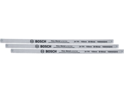 Hojas de sierra para metales BOSCH (150 mm - 3 unidades)