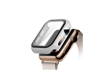 Tapa Protectora de Cristal para Apple Watch Series 9 41Mm Blanco