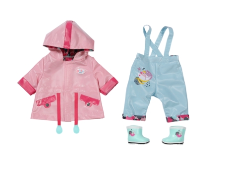 Juego de ropa de lluvia para muñeca ZAPF de