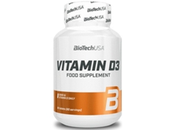 Complemento Alimentar BIOTECH USA Vitamin D3 60 Tabs