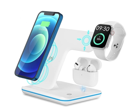 Estación de Carga Sem Rápido Série para Apple RADIODDITY Blanco