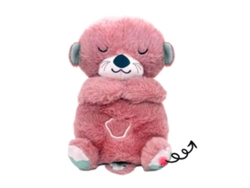 Oso de siesta que respira tintineos rosados