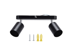 2026-soporte De Foco Spotlight De Doble Cabeza Gu10 Para Pared Techo Sala Hogar 85-265v Giratorio Moderno