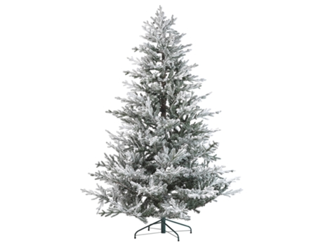 Árbol de Navidad blanco/verde 210 cm BELIANI Brisco