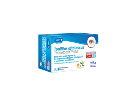 Toallitas Oculares CARE+ Care+ Esteriles Plata 30 Unidades