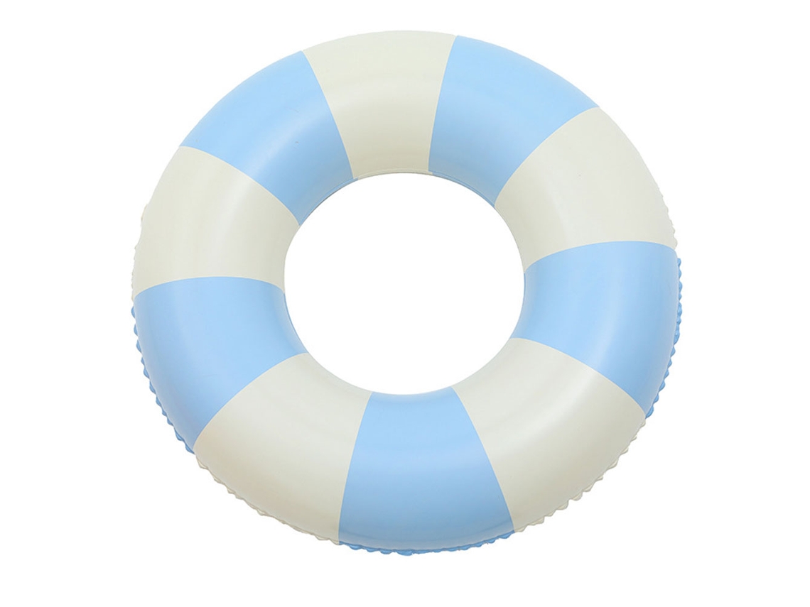 Anillo inflable azul ecológico de PVC grueso para todas las edades
