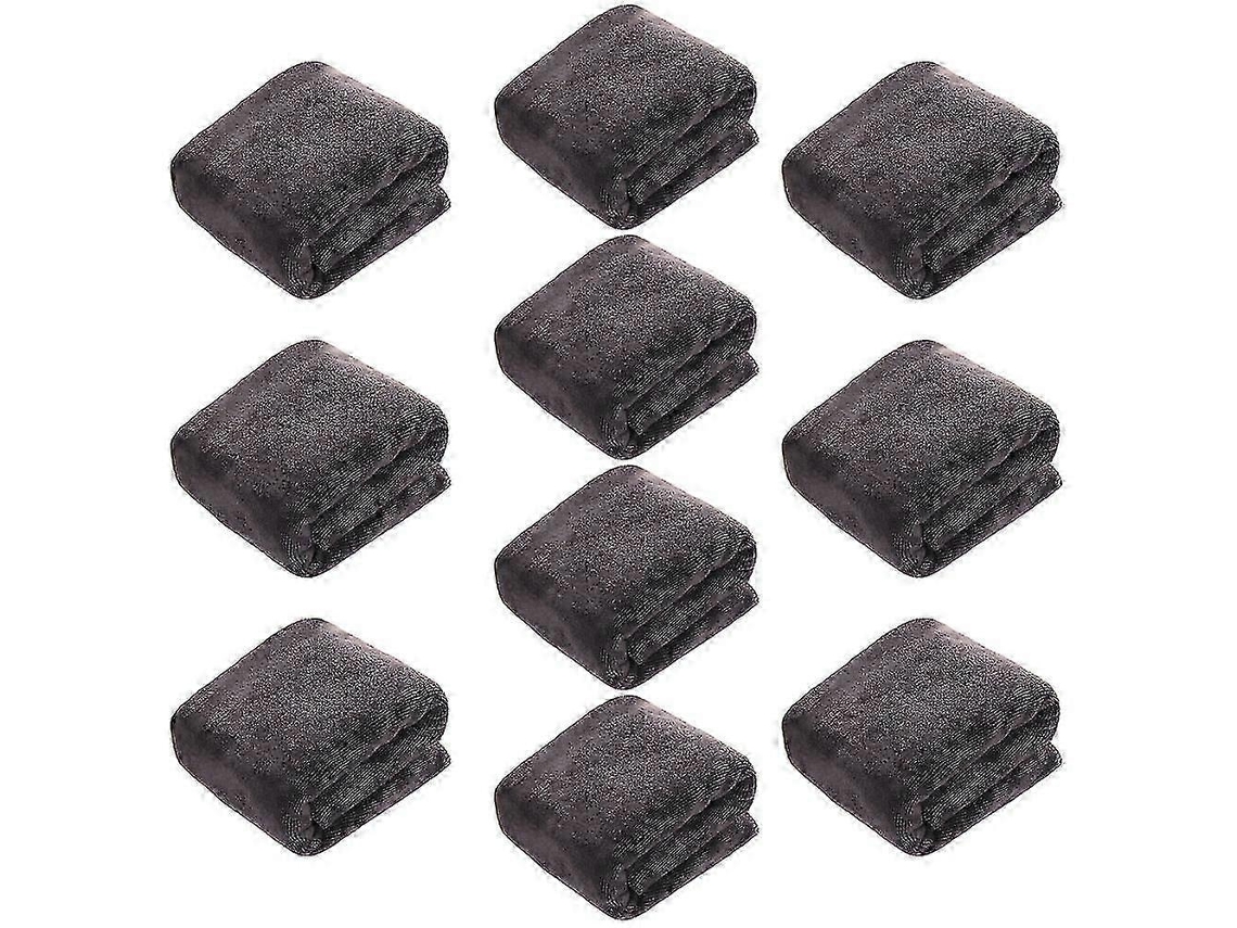 Toallas de peluquería (paquete de 10) de secado rápido para cabello, manos y rostro. Para usar en casa, salón, spa y barbería. Rosewell.