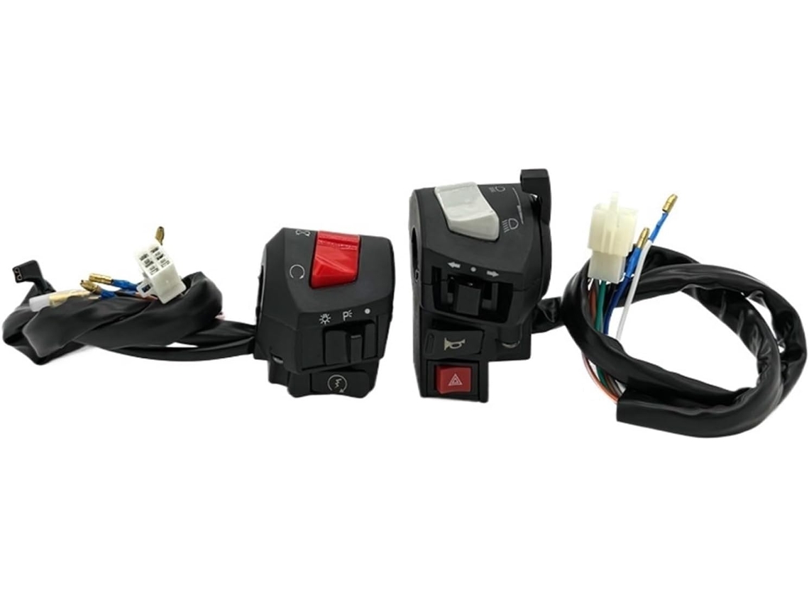 Par De Interruptores Para Motocicleta Calor Resistente Duradero