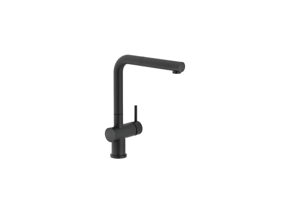 Mezclador Monomando RODI Line MN 807 PT (310 x 318 x 50 mm - Negro)